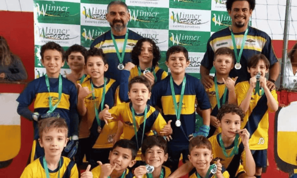 Jean Piaget ganha e vai disputar liderança do Grupo 9 do masculino da 19ª  Copa TV Tribuna de Futsal, copa tv tribuna de futsal escolar