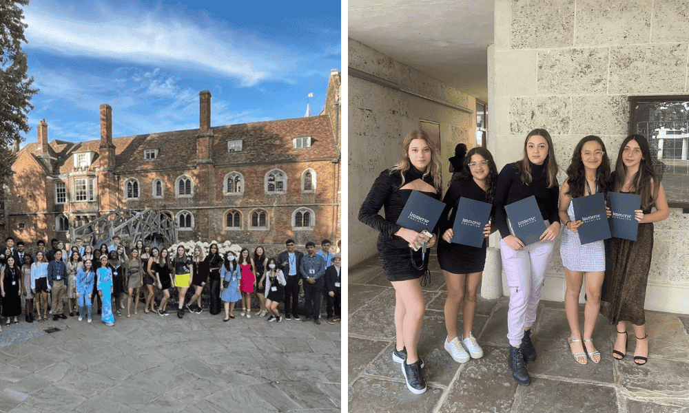 Alunas do Ensino Médio conquistam bolsa de estudos e vão à Inglaterra para  curso nas universidades de Cambridge e Oxford – Colégio Jean Piaget